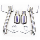 Ford Mustang 11-14 V6, 2.5" Axle Back FlowMaxx Exhaust Kit, Straight Muffler