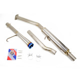 Catback Exhaust Kit, Titanium, 2.35 Inch, Toyota Corolla (AE86) 1984-1987 RWD