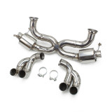 X-Pipe Cat-Back Exhaust Kit, Stainless, 3 Inch, Lamborghini Gallardo 2009-14
