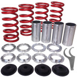 Acura, Honda Lowering Spring Sleeve Kit (Red)