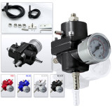 Universal Fuel Pressure Regulator with Gauge (Black)