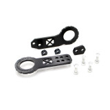 Universal Aluminum Cnc Tow Hook Front & Rear Black