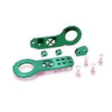 Universal Aluminum Cnc Tow Hook Front & Rear Green