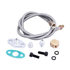 Turbo Oil Feed Line 4AN, 36" Long Line