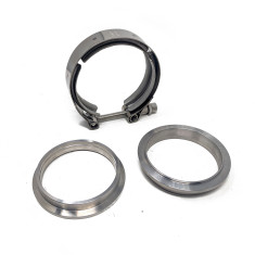 V-Band Clamp and Male/Female Flange Set - 4.inch (I.D.)