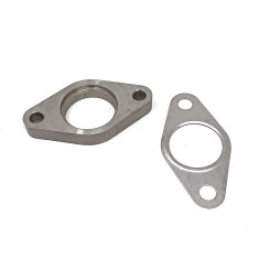 35-38mm Wastegate Dump Tube Flange, Unthreaded, 304 Stainless Steel