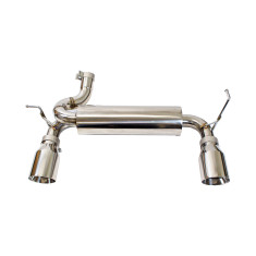 Axle-back FlowMaxx Stainless Exhaust Kit for Jeep Wrangler 3.6L 3.8L (JK) 2007-18 (2.5" pipe)