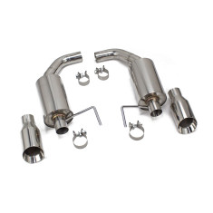 Axle-Back FlowMaxx Stainless Exhaust System for Ford Mustang (S550) 2.3L EcoBoost / 3.7L V6 2015-23 w/o Active Exhaust