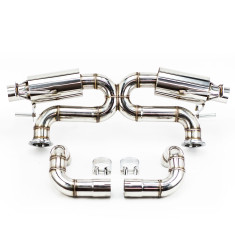 Audi R8 (Type 42) 4.2L V8 2008-15 Stainless Steel Cat-Back Exhaust Kit Sports Muffler