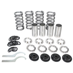 Acura, Honda Lowering Spring Sleeve Lit with Scale (Silver)