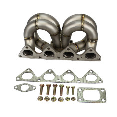 HP-Series Honda Civic B16 B18 Ram Horn Equal Length T3 Turbo Manifold 38mm Wastegate Flange