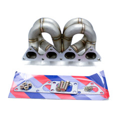 HP-Series Honda Civic B16 B18 Ram Horn Equal Length T3 Turbo Manifold for EFR turbochargers